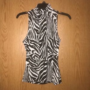KC Stevens Sleeveless Turtleneck Women’s Sz M